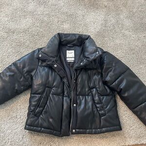 Abercrombie & Fitch Black Puffer Jacket